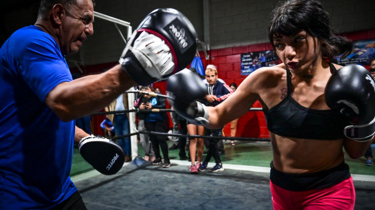 “En el gimnasio puedo descargar mi bronca”