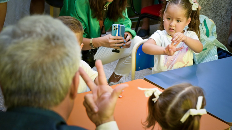 Las 20 fotos del inicio de clases en Juana Koslay y La Punta