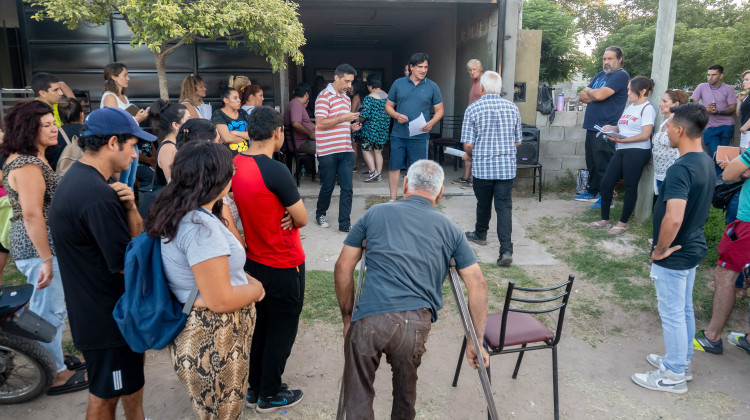 La secretaría de Personas con Discapacidad visitó el barrio Carlos Pellegrini de Villa Mercedes