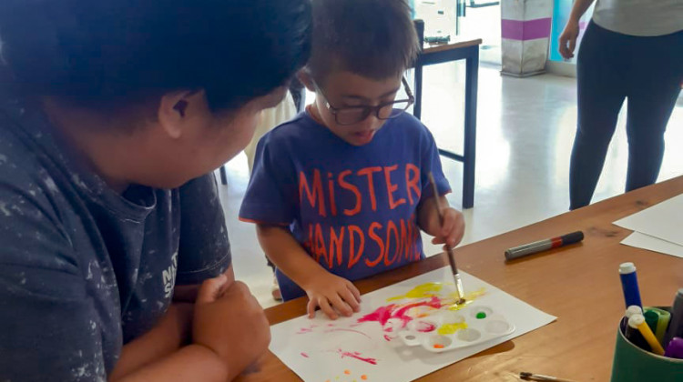 Hay talleres recreativos para niños, adolescentes y adultos con discapacidad en La Pedrera