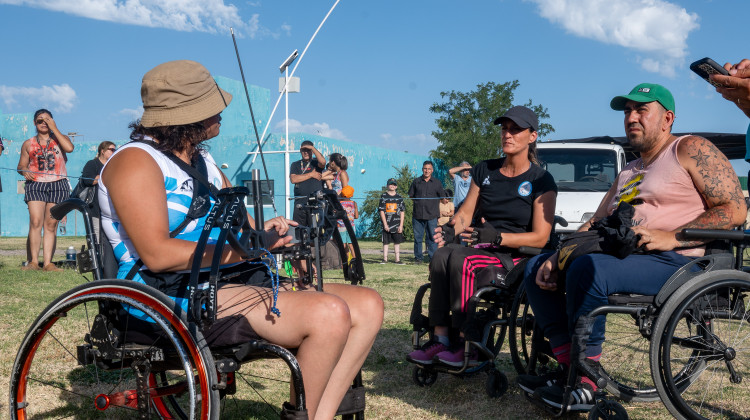 Los deportes adaptados vivieron una tarde divertida en La Pedrera