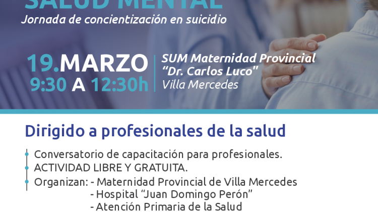 Más profesionales se capacitan en prevención del suicidio y salud mental