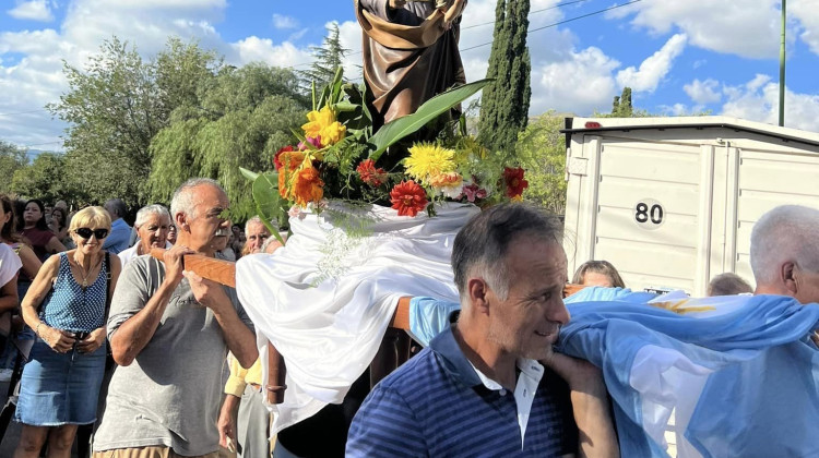 Cortaderas disfrutó de su Fiesta Patronal