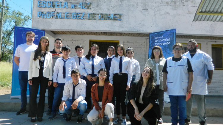 Comenzó la Escuela Ambiental Itinerante con una visita a Nahuel Mapá