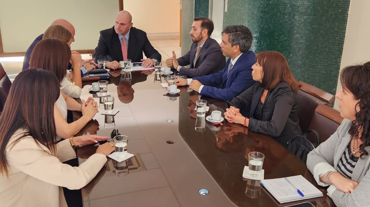 El Ministro de Gobierno recibió al Colegio de Magistrados