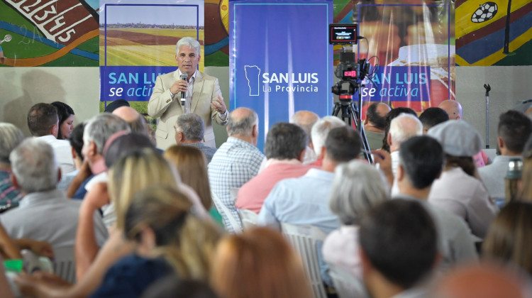 Agenda del gobernador, Claudio Poggi en el departamento Junín