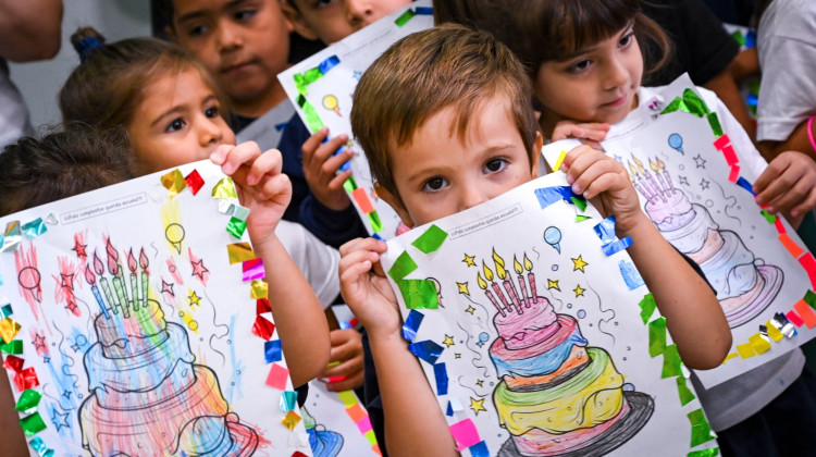 Las mejores fotos de la visita educativa de Poggi a escuelas de San Luis, Villa de la Quebrada y Nogolí