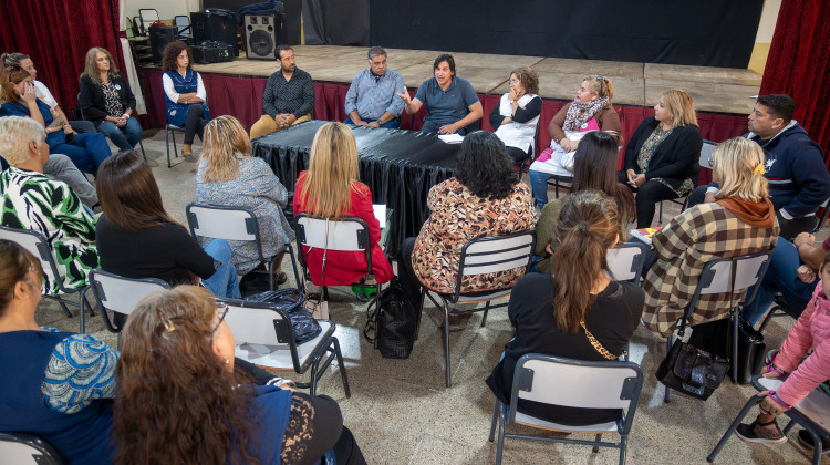 Reunión con instituciones de Justo Daract que atienden la discapacidad