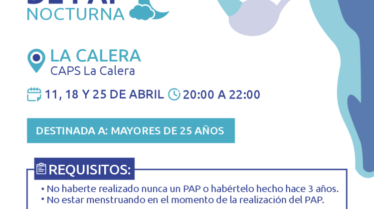 Comienza la campaña de PAP nocturna en La Calera