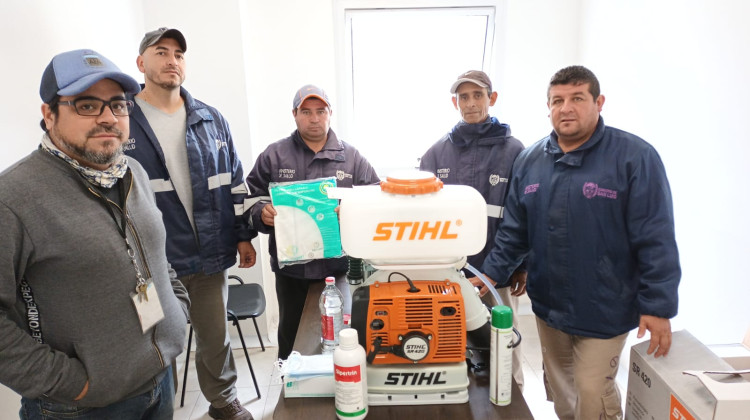 Candelaria cuenta con nuevos equipos para reforzar la fumigación contra el dengue