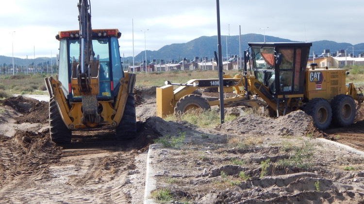 Avanza la ejecución de 800 lotes con servicios en el sur de la ciudad de San Luis