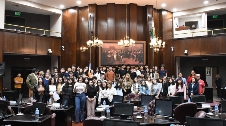 Estudiantes de Villa Mercedes fueron ‘Diputados por un Día’