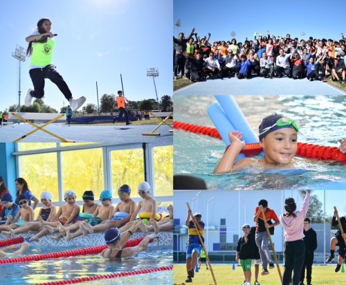 Más de 7.000 chicos ya disfrutan de los planes provinciales de atletismo y natación