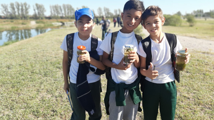 Estudiantes villamercedinos aprendieron sobre ecosistemas acuáticos en Los Espejos de Agua