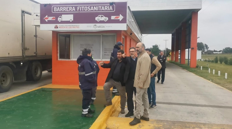 Renovaron la barrera fitosanitaria de Justo Daract