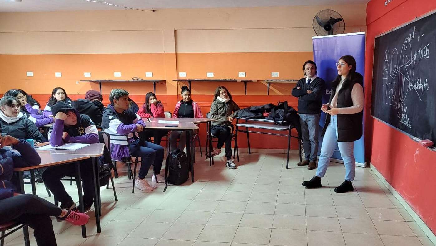 El taller ‘Afectividad y Vínculos’ llegó a la escuela ‘Brigadier Juan Manuel de Rosas’