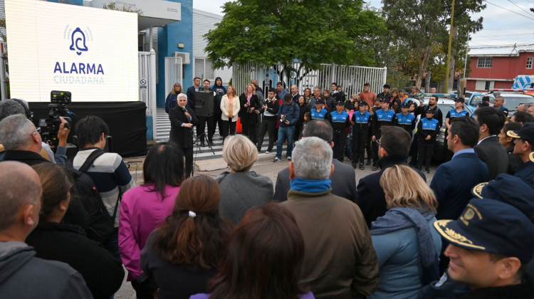 La Alarma Ciudadana es una prueba piloto que por ahora limita su accionar al contorno del barrio