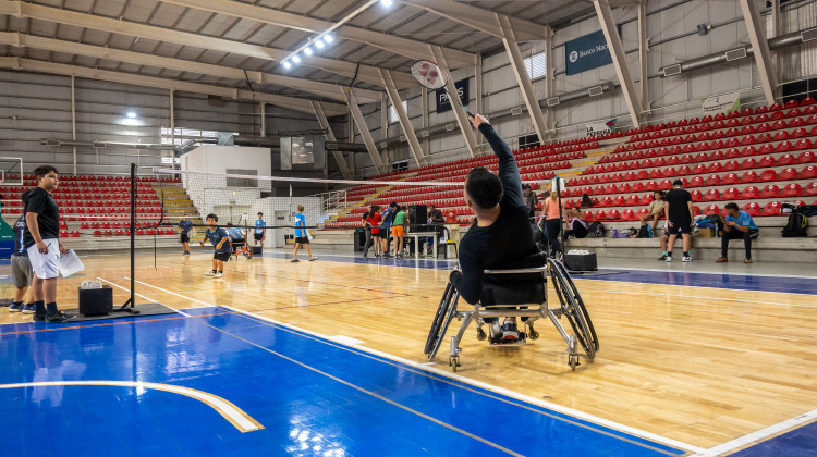 La Pedrera vivió su primer torneo regional de Parabádminton y Bádminton