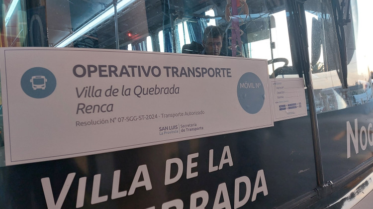 Operativo de transporte: Más de 10 mil personas viajaron en colectivo a Renca y Villa de la Quebrada