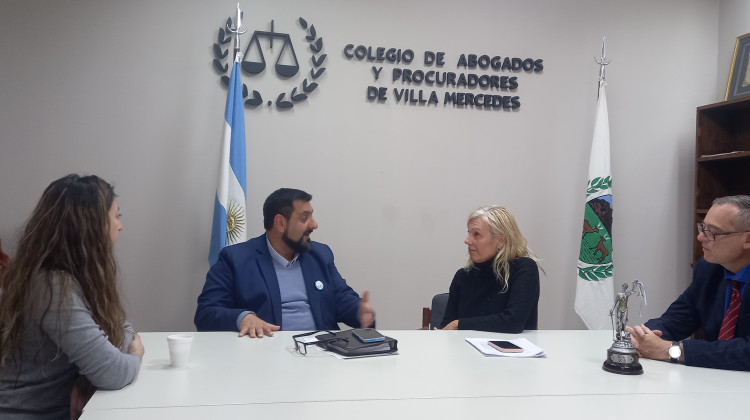 El Registro Civil entregará actas certificadas a abogados de Villa Mercedes