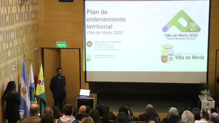 La Municipalidad de Merlo presentó su Diagnóstico Urbanístico dentro del Plan de Ordenamiento Territorial 2050