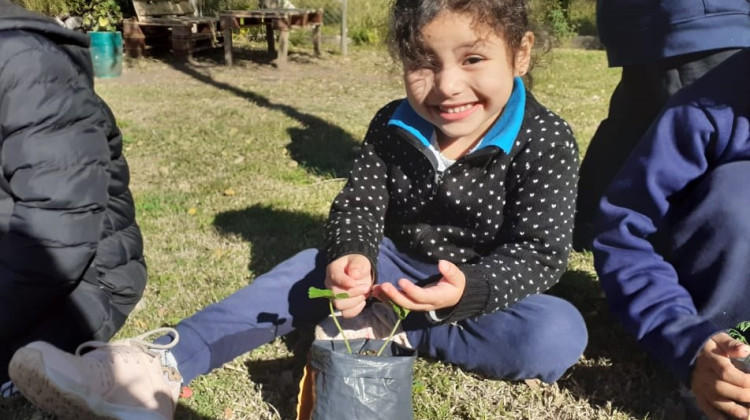 Visita del jardín ‘Burbujita’ a la Granja Productiva Escolar