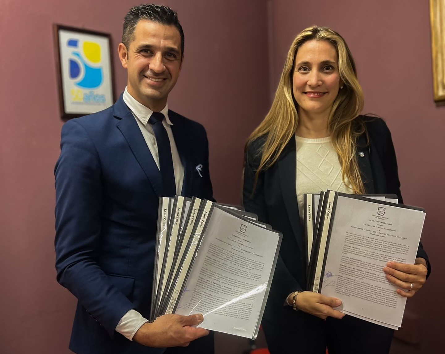 Turismo y Cultura firmó un convenio colaborativo con la UNSL de Merlo