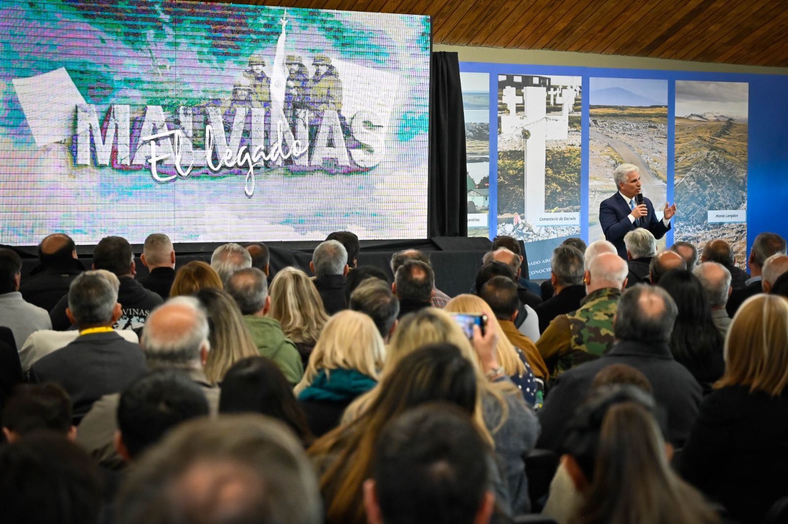 Los excombatientes de Malvinas tienen desde hoy un salón que los honra en Casa de Gobierno