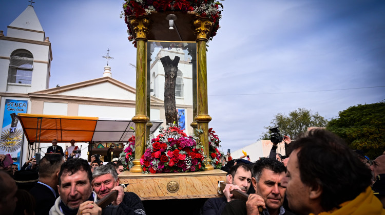 La devoción al Cristo de Renca en fotos