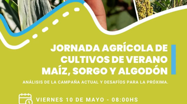 Abrieron la inscripción para la jornada agrícola que analizará la campaña de cultivos de verano