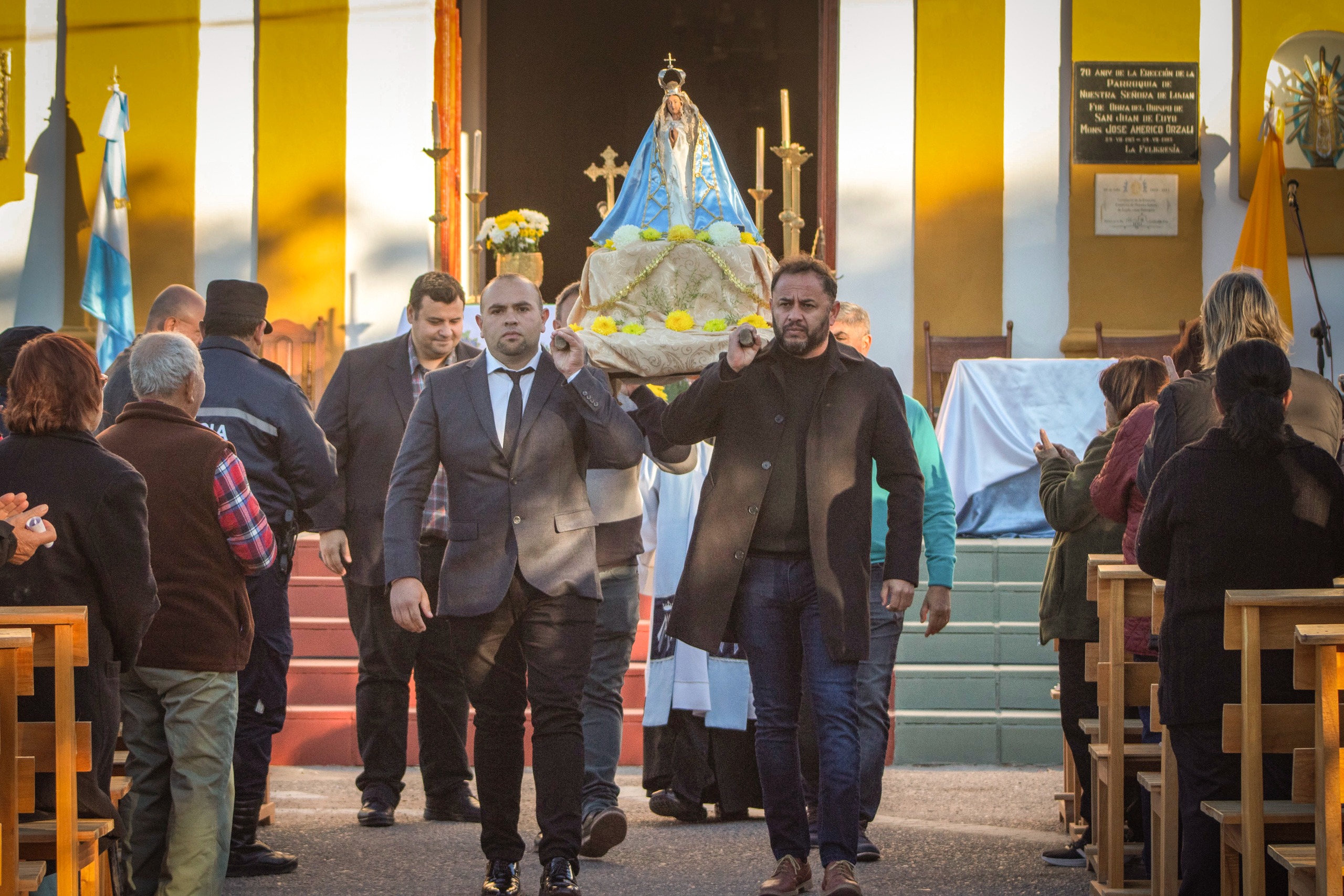 Luján celebró su fiesta patronal con una misa y procesión