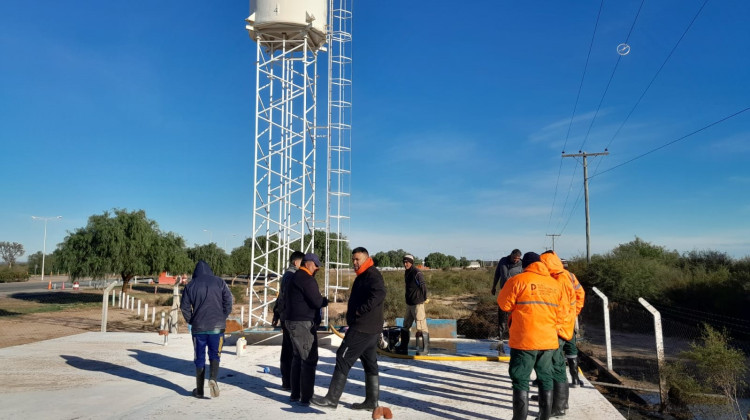 El Ente Control de Rutas realizó mejoras en el suministro de agua a Desaguadero