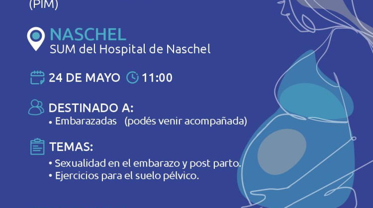 Realizarán un nuevo curso de preparto para futuras madres de Naschel