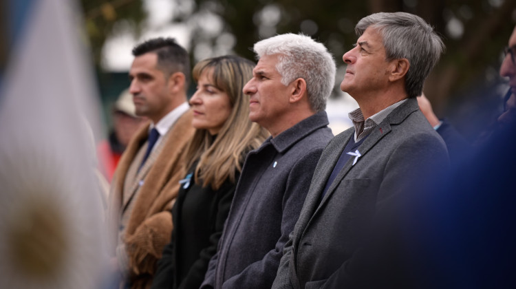 Poggi fue recibido por cientos de fieles de todo el país que veneran a Santa Rita de Casia