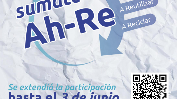 Extendieron el plazo para participar en el Certamen “Sumate al AH-RE”