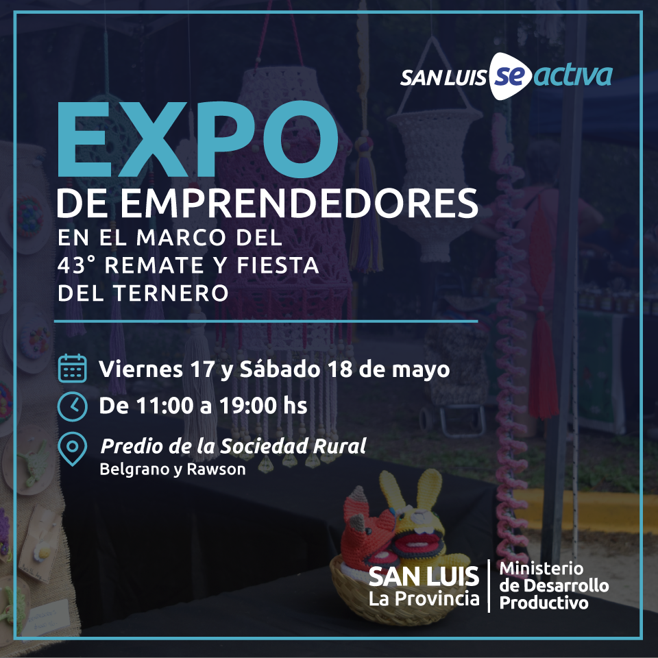 Se viene la Expo de Emprendedores en el 43° Remate y Fiesta del Ternero