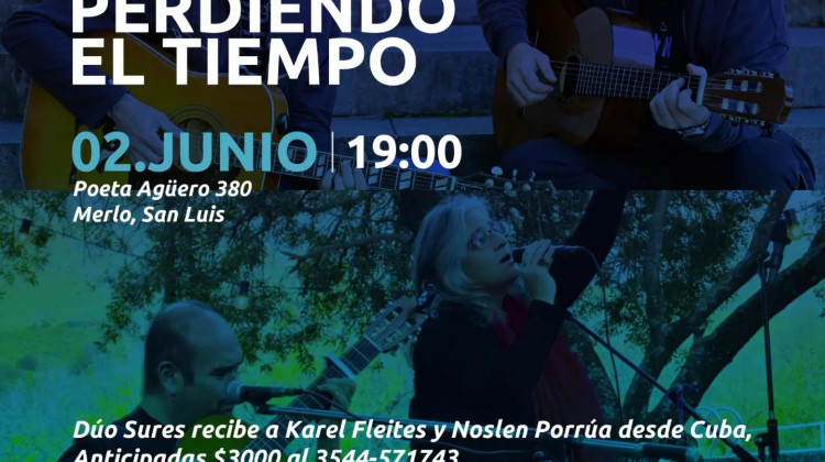 La Casa del Poeta recibirá al espectáculo musical ‘Perdiendo el tiempo’