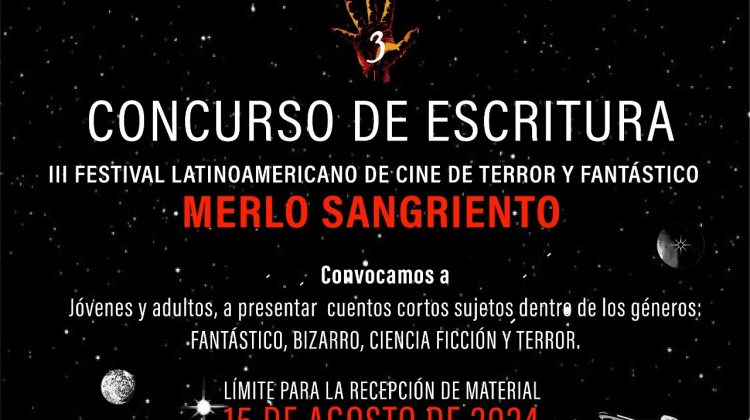 Convocan a escritores para el Festival de Cine Latinoamericano de Terror y Fantástico