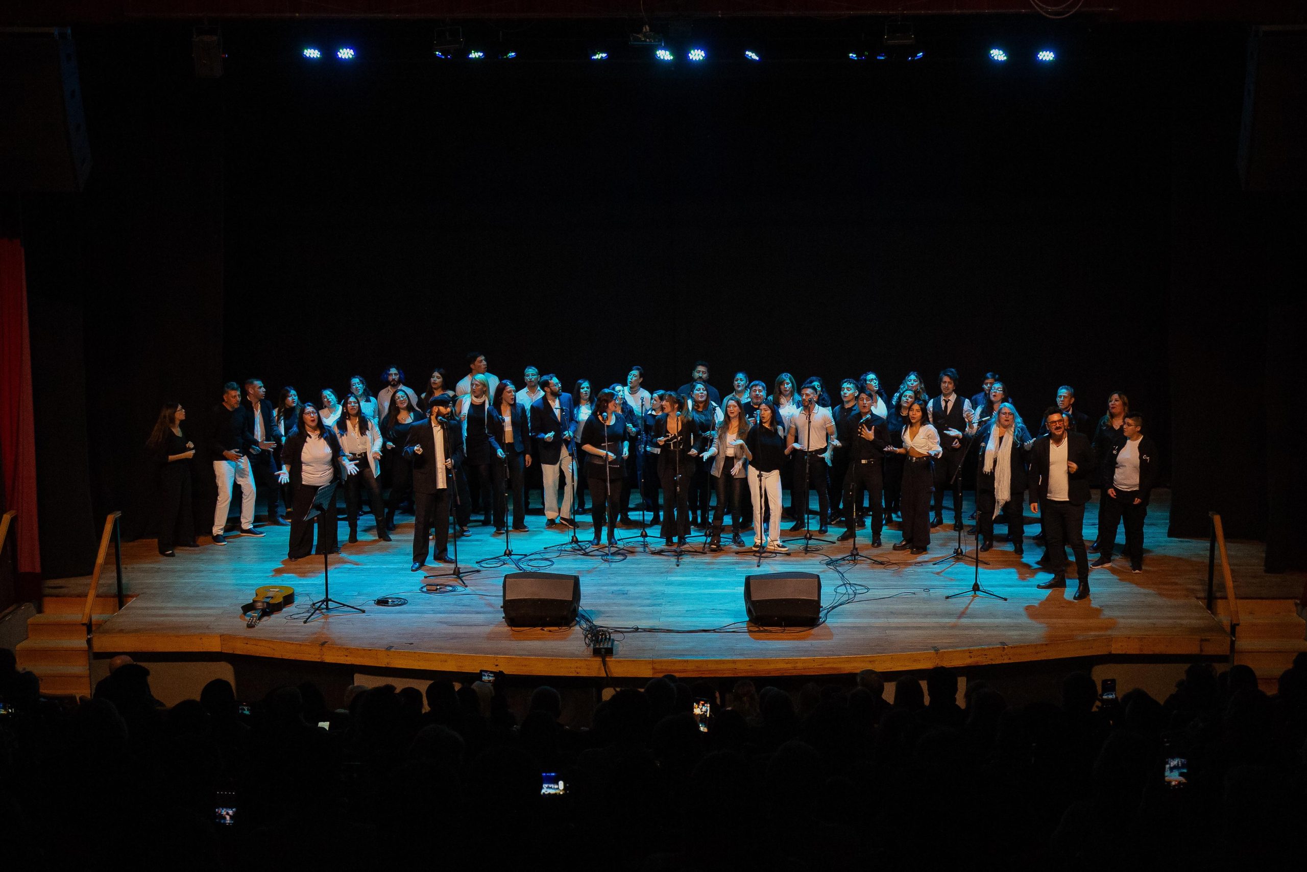 El coro de la ULP acompañó los festejos de la Asociación Cultural Sanmartiniana
