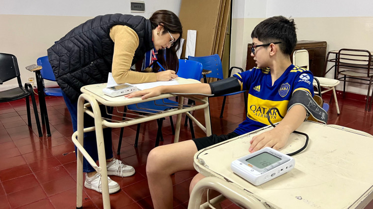 Los estudiantes comenzaron los chequeos médicos para los Juegos Intercolegiales Deportivos