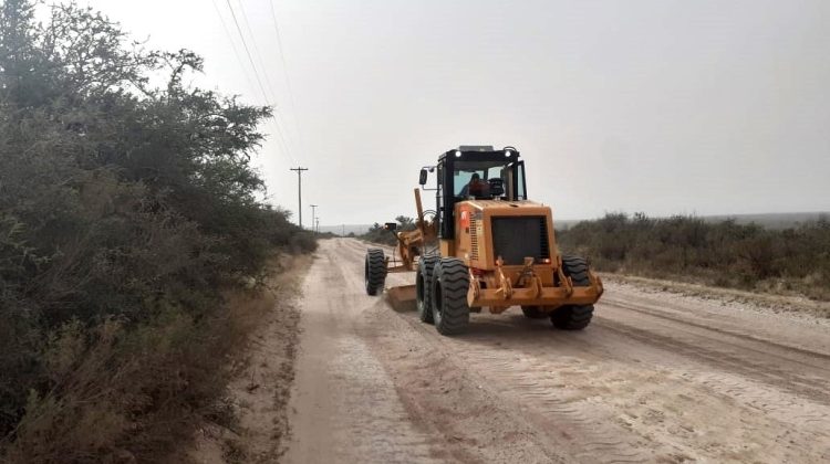 Repararon caminos rurales en los departamentos San Martín, Belgrano y Ayacucho