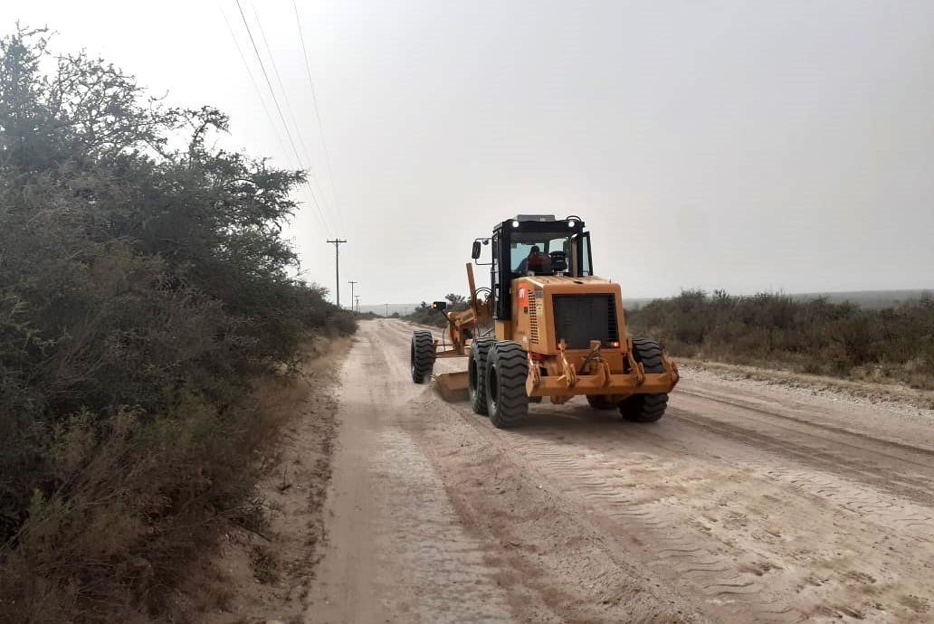 Repararon caminos rurales en los departamentos San Martín, Belgrano y Ayacucho