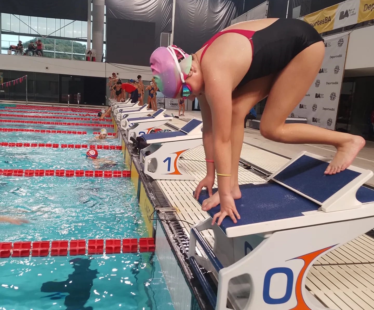 Una nadadora de Villa Larca fue subcampeona nacional en Buenos Aires 
