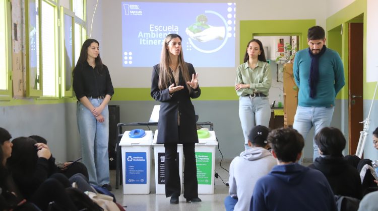 La Escuela Ambiental llevó su mensaje a la Costa de los Comechingones