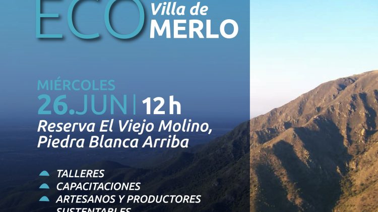 Realizarán el evento ‘Eco’ en Villa de Merlo y Villa Mercedes