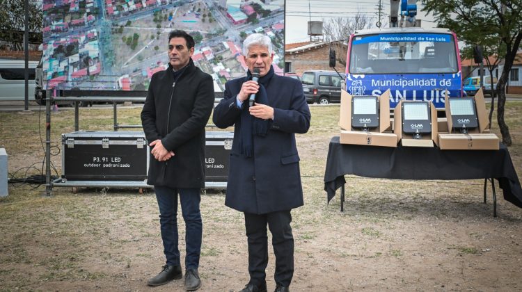 ‘Construyendo con tu Pueblo’: reforzarán la luminaria pública en barrios y avenidas de la ciudad