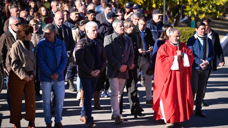 El pueblo de Papagayos honró a su Santo patrono con una misa y procesión 