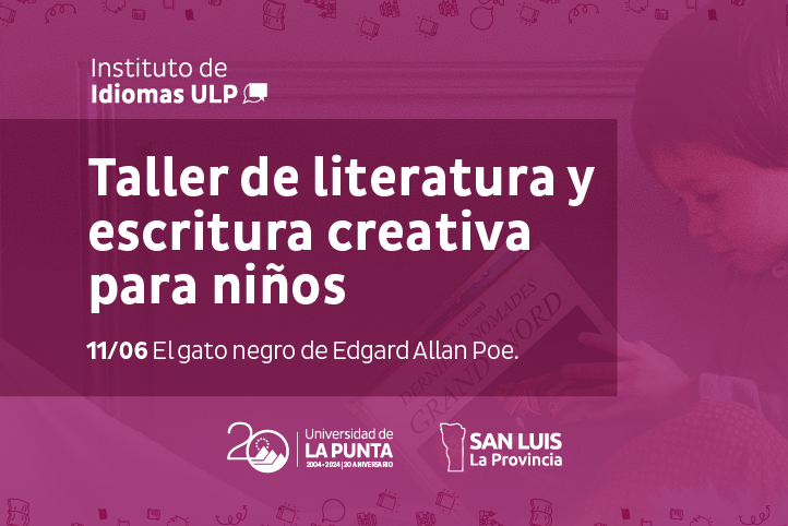 La ULP ofrecerá otro taller de literatura y escritura creativa para niños