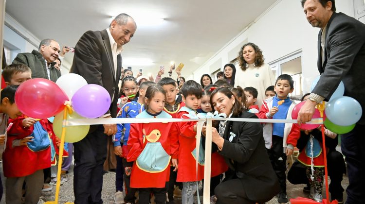 Una tarde de alegría en Villa Mercedes: inauguraron una nueva sala de 3 años