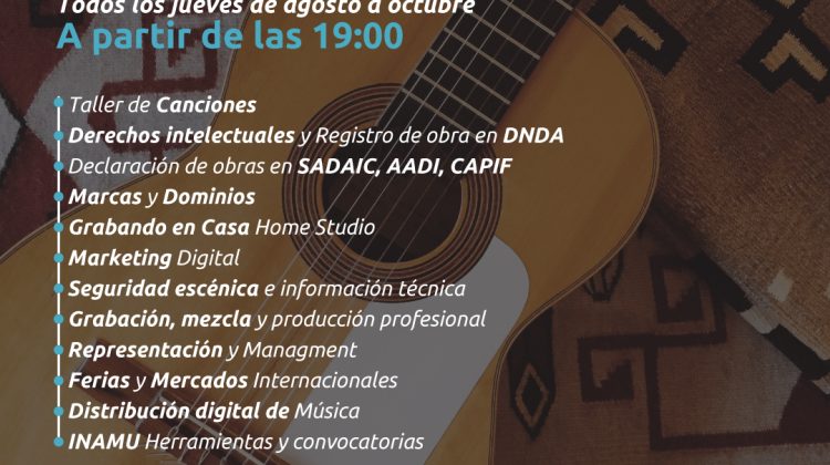 San Luis se suma al ciclo de capacitaciones del Instituto Nacional de la Música